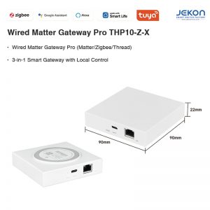 Tuya Matter Smart Gateway, Wired Ethernet Hub with Local Control, Works with Alexa/Google Assistant