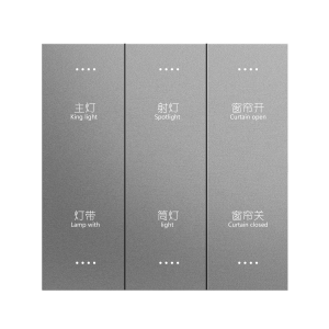 3 Gang Tuya Zigbee Smart Light Switch, 86mm Standard, Matte Finish, Alexa/Google Compatible