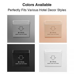 86-Type Hotel Energy-Saving Card Power Switch, 40A High Load, Supports High-Power Appliances, Multi-Color Options