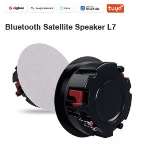 Tuya Smart Bluetooth Ceiling Speaker L7, Zigbee Compatible, In-Ceiling Installation, Alexa/Google Assistant